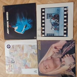 Johnny Rivers, Jeff Beck, Jonny Winter, AL Stewart 1970's music Lp's vin…